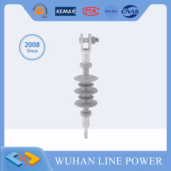 15kv Silicone Rubber Composite Deadend Insulator with Htv Silicone