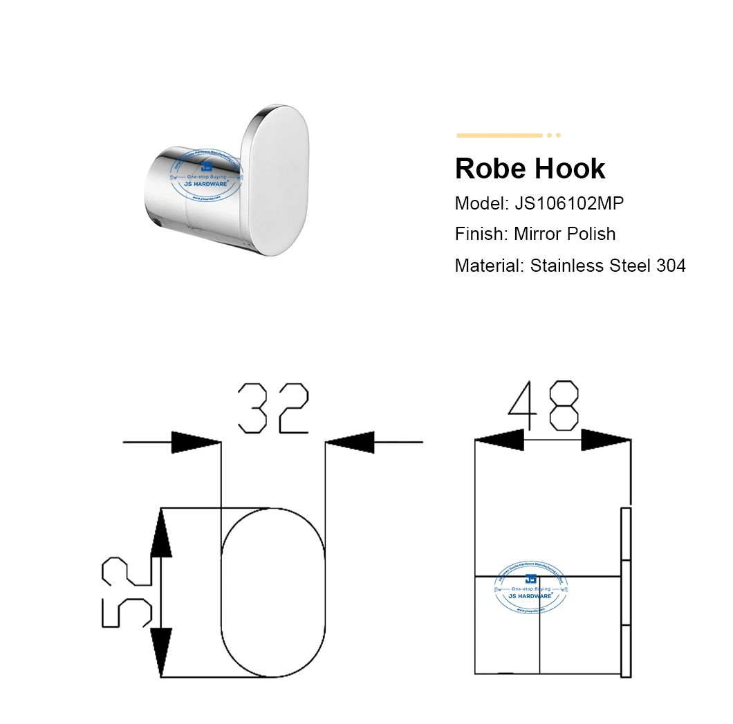 Modern Stainless Steel Bathroom Bath Hardware Toilet Set Bathroom Fittings