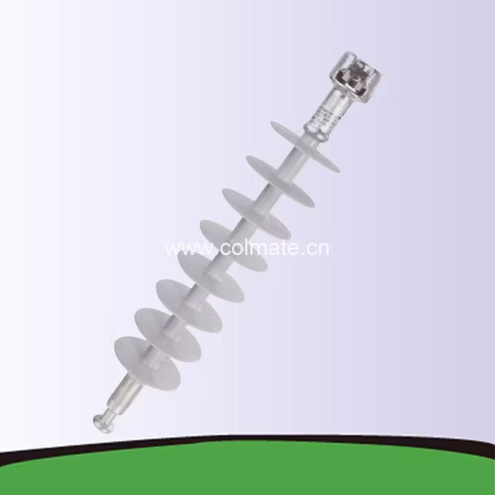 Высококачественный композитный натяжной оцинкованный полимерный деформационный кремниевый длинный стержень 115 кВ резиновый тупиковый изолятор
